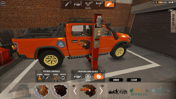 Игра Offroad Mechanic Simulator, скриншот