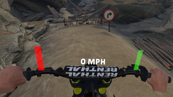 Игра OFFROAD MotorBike VR, скриншот