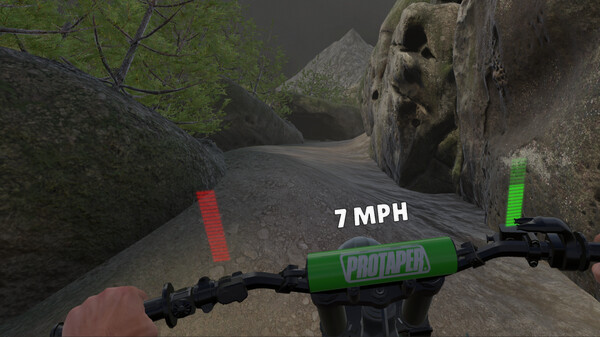 Игра OFFROAD MotorBike VR, скриншот