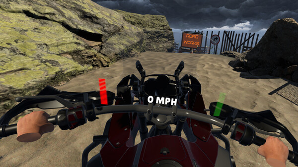 Игра OFFROAD MotorBike VR, скриншот