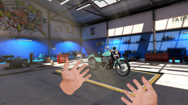 Игра OFFROAD MotorBike VR, скриншот