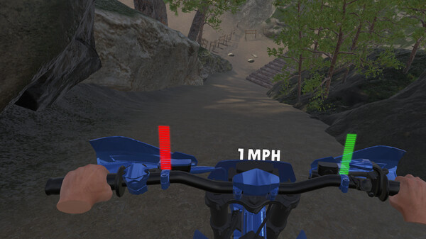 Игра OFFROAD MotorBike VR, скриншот