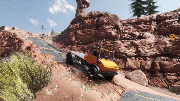 Игра Offroad Truck Simulator: Heavy Duty Challenge, скриншот