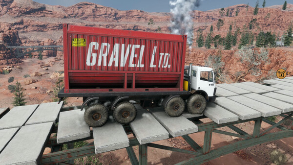 Игра Offroad Truck Simulator: Heavy Duty Challenge, скриншот