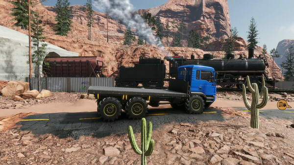 Игра Offroad Truck Simulator: Heavy Duty Challenge, скриншот