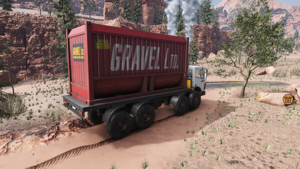 Игра Offroad Truck Simulator: Heavy Duty Challenge, скриншот