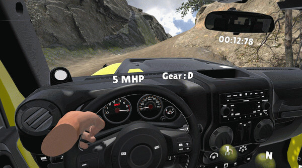 Игра OFFROAD VR, скриншот