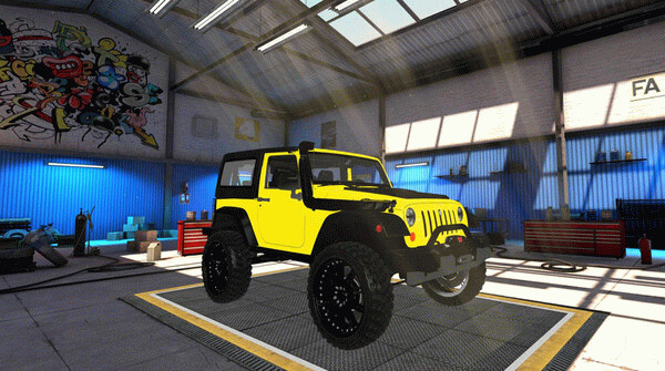 Игра OFFROAD VR, скриншот