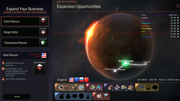 Игра Offworld Trading Company, скриншот
