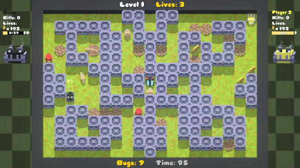 Игра Oh No! Bugs!, скриншот