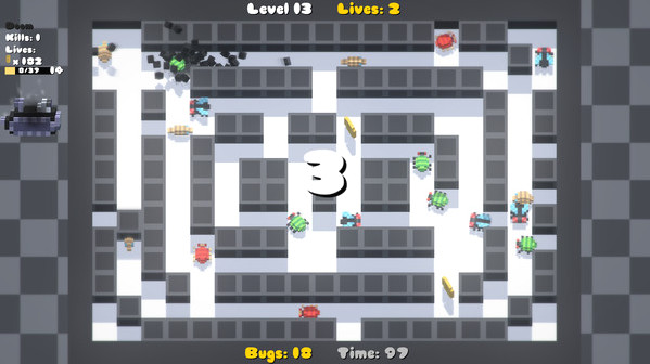 Игра Oh No! Bugs!, скриншот