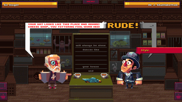 Игра Oh...Sir!! The Insult Simulator, скриншот