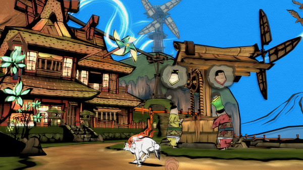 Игра Okami HD, скриншот