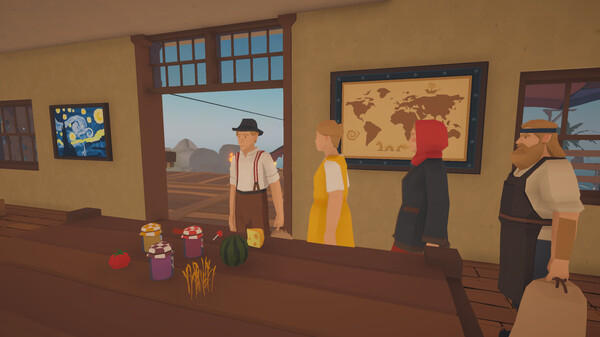 Игра Old Market Simulator, скриншот