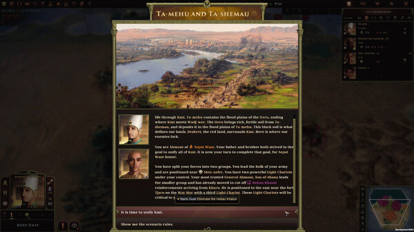 Игра Old World - Pharaohs of the Nile, скриншот