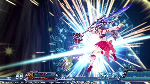 Игра Omega Quintet, скриншот