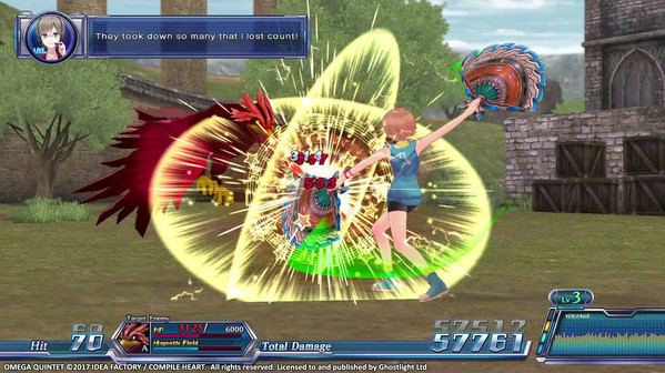 Игра Omega Quintet, скриншот
