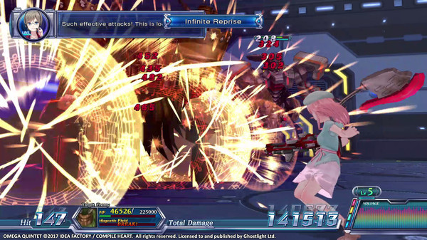 Игра Omega Quintet, скриншот