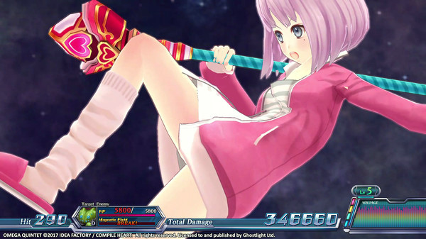 Игра Omega Quintet, скриншот