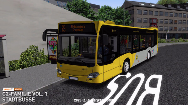 Игра OMSI 2 Add-On C2-Stadtbus-Familie Vol. 1, скриншот