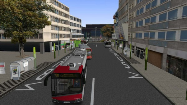 Игра OMSI 2 Add-on Düsseldorf - Linie 721, скриншот
