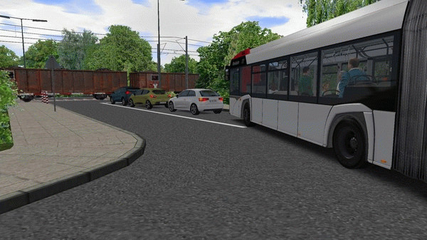 Игра OMSI 2 Add-on Düsseldorf - Linie 721, скриншот
