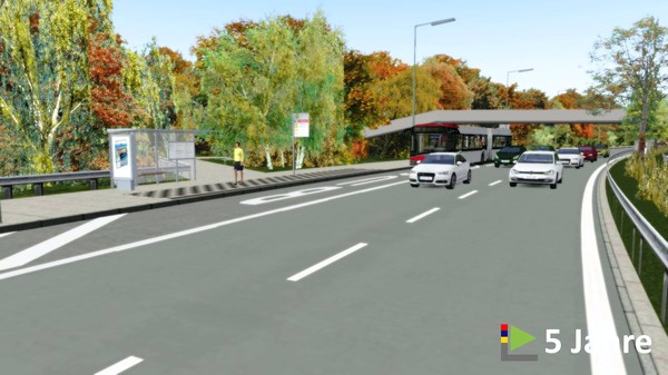 Игра OMSI 2 Add-on Düsseldorf - Linie 721, скриншот