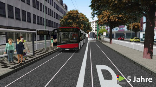 Игра OMSI 2 Add-on Düsseldorf - Linie 721, скриншот