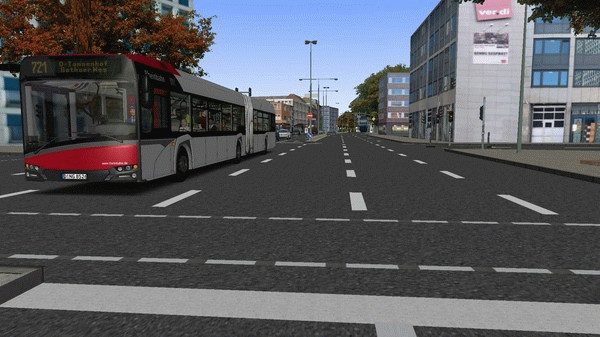 Игра OMSI 2 Add-on Düsseldorf - Linie 721, скриншот