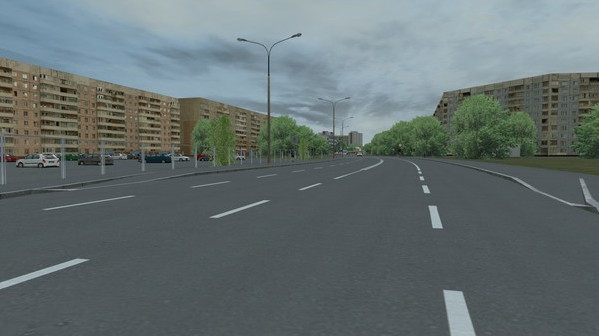 Игра OMSI 2 Add-on Enhanced Environment Pack, скриншот