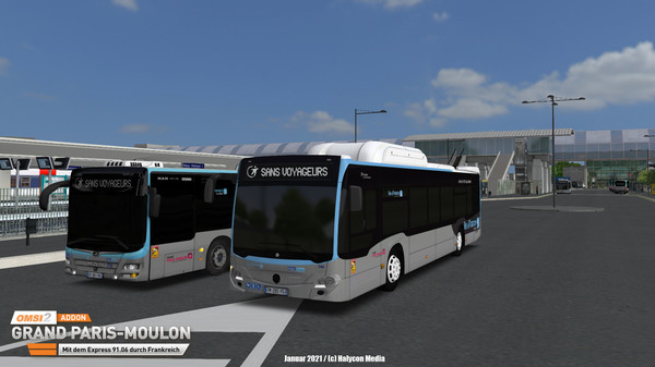 Игра OMSI 2 Add-on Grand Paris-Moulon, скриншот