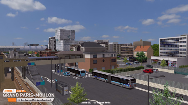 Игра OMSI 2 Add-on Grand Paris-Moulon, скриншот