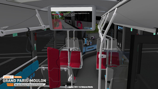 Игра OMSI 2 Add-on Grand Paris-Moulon, скриншот