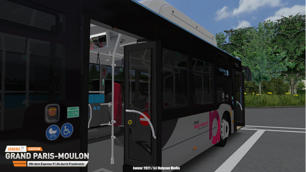 Игра OMSI 2 Add-on Grand Paris-Moulon, скриншот