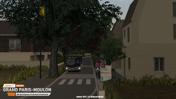 Игра OMSI 2 Add-on Grand Paris-Moulon, скриншот