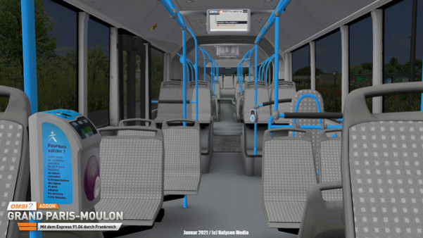 Игра OMSI 2 Add-on Grand Paris-Moulon, скриншот