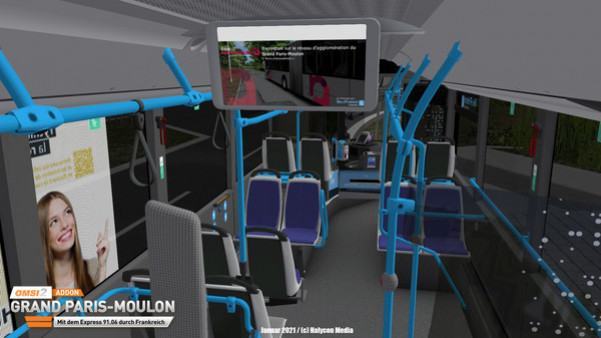 Игра OMSI 2 Add-on Grand Paris-Moulon, скриншот