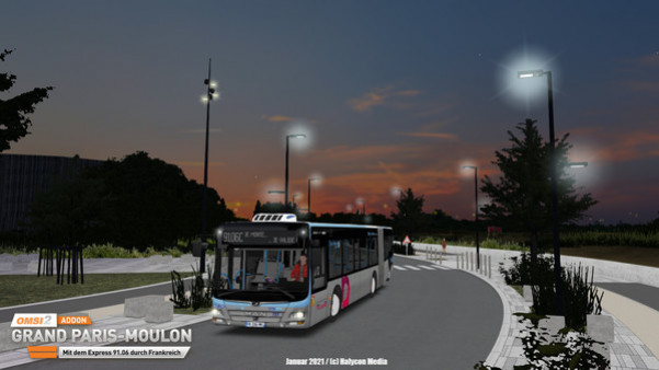 Игра OMSI 2 Add-on Grand Paris-Moulon, скриншот