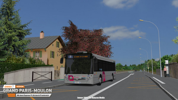 Игра OMSI 2 Add-on Grand Paris-Moulon, скриншот