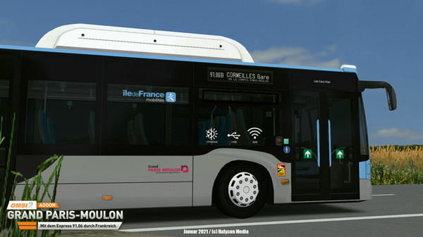Игра OMSI 2 Add-on Grand Paris-Moulon, скриншот