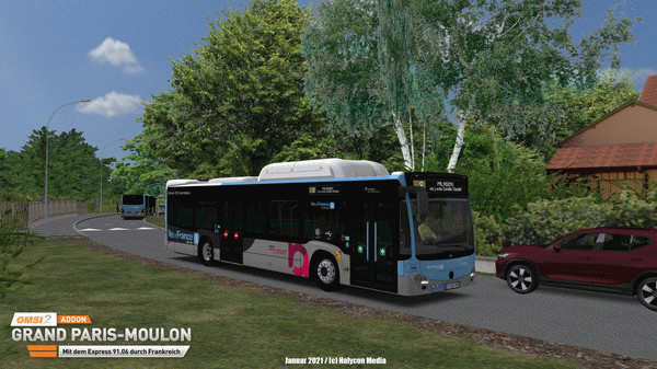 Игра OMSI 2 Add-on Grand Paris-Moulon, скриншот