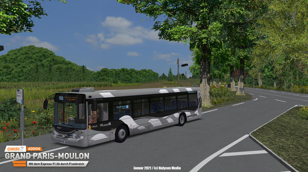 Игра OMSI 2 Add-on Grand Paris-Moulon, скриншот