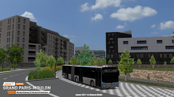 Игра OMSI 2 Add-on Grand Paris-Moulon, скриншот
