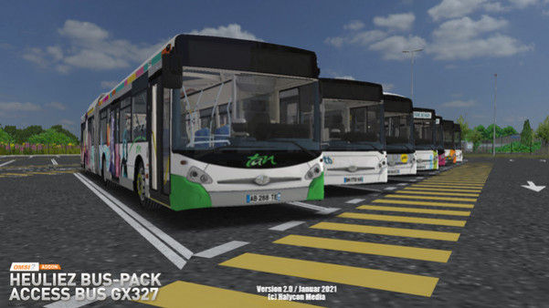 Игра OMSI 2 Add-on Heuliez Bus-Pack Access Bus GX327, скриншот