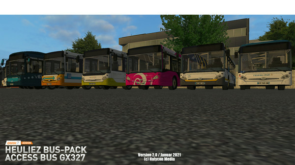 Игра OMSI 2 Add-on Heuliez Bus-Pack Access Bus GX327, скриншот