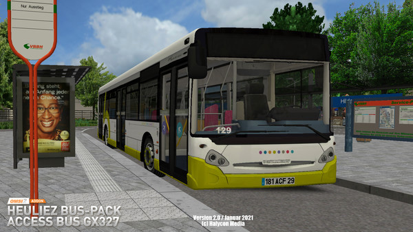 Игра OMSI 2 Add-on Heuliez Bus-Pack Access Bus GX327, скриншот
