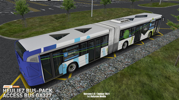 Игра OMSI 2 Add-on Heuliez Bus-Pack Access Bus GX327, скриншот