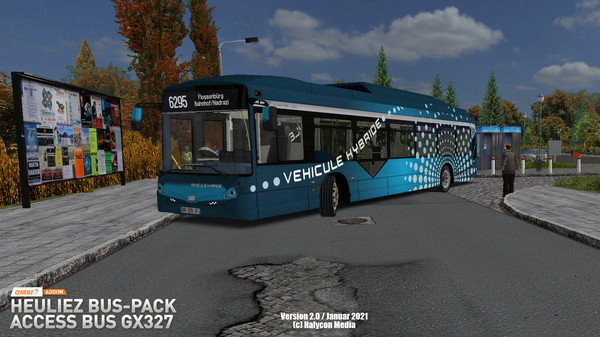 Игра OMSI 2 Add-on Heuliez Bus-Pack Access Bus GX327, скриншот