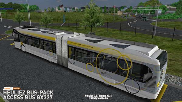 Игра OMSI 2 Add-on Heuliez Bus-Pack Access Bus GX327, скриншот