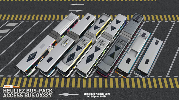 Игра OMSI 2 Add-on Heuliez Bus-Pack Access Bus GX327, скриншот